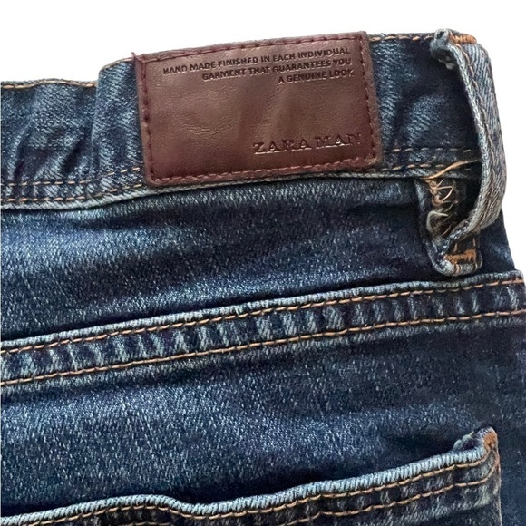 Zara Man Men's Slim Fit Blue Jeans Size 32 - Picture 8 of 10